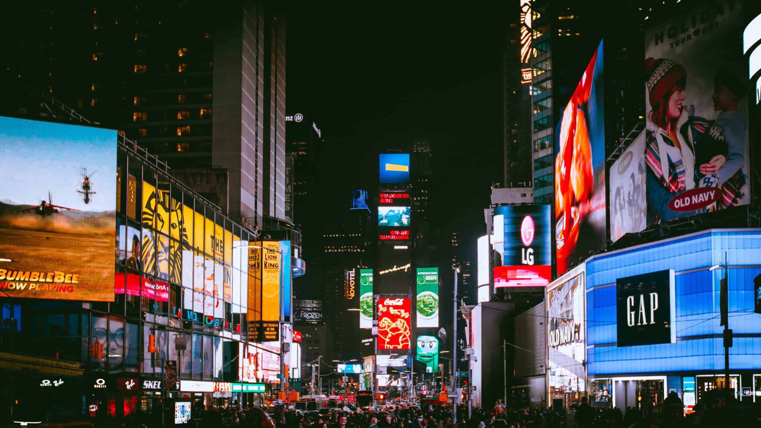 foto offline marketing met alle billboards