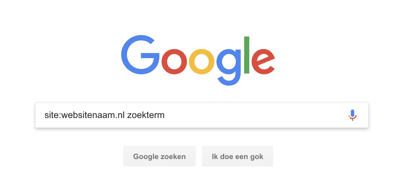 5 tips vanuit support 4 Zoekterm